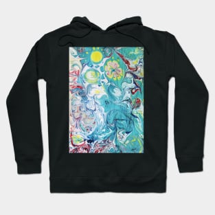 Water ebru Hoodie